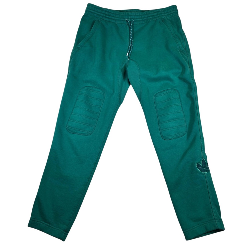 Adidas Originals Moto Jogger Pants L Mens Green‎ Quilted Knee Sweatpants M30842